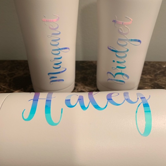 Custom Hologram Name Yeti Tumblers Bridesmaids - Picture 6 of 8